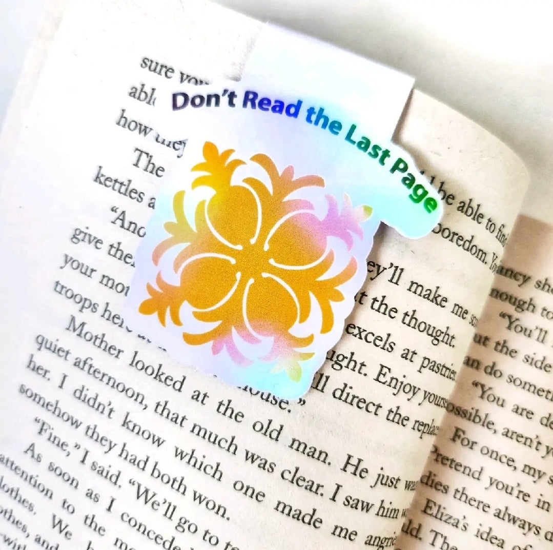 Magnetic Hawaiian Pineapple Quilt Bookmarks | Bookish | Hawaiian Print