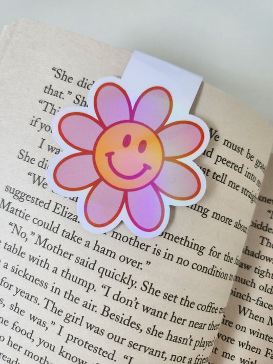 Magnetic Bookmarks | Bookish | Happy Face | Flower | Smiley