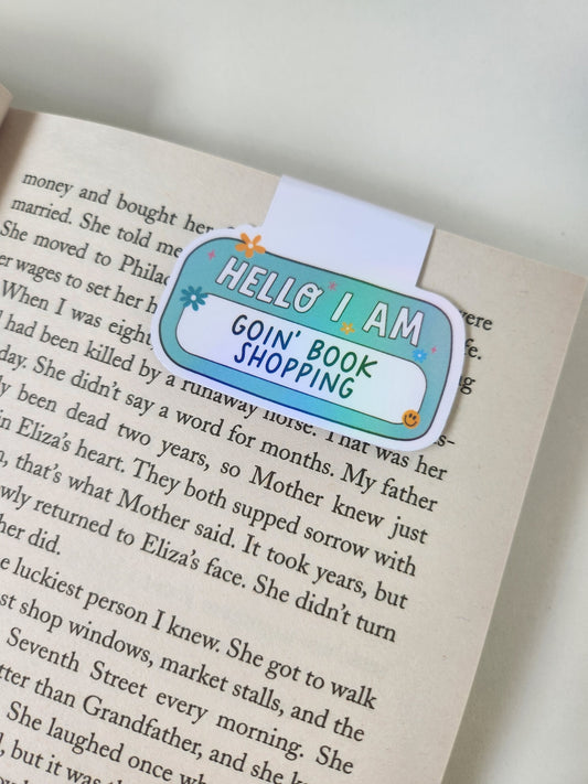 Magnetic Bookmarks | Bookish | Name Tag