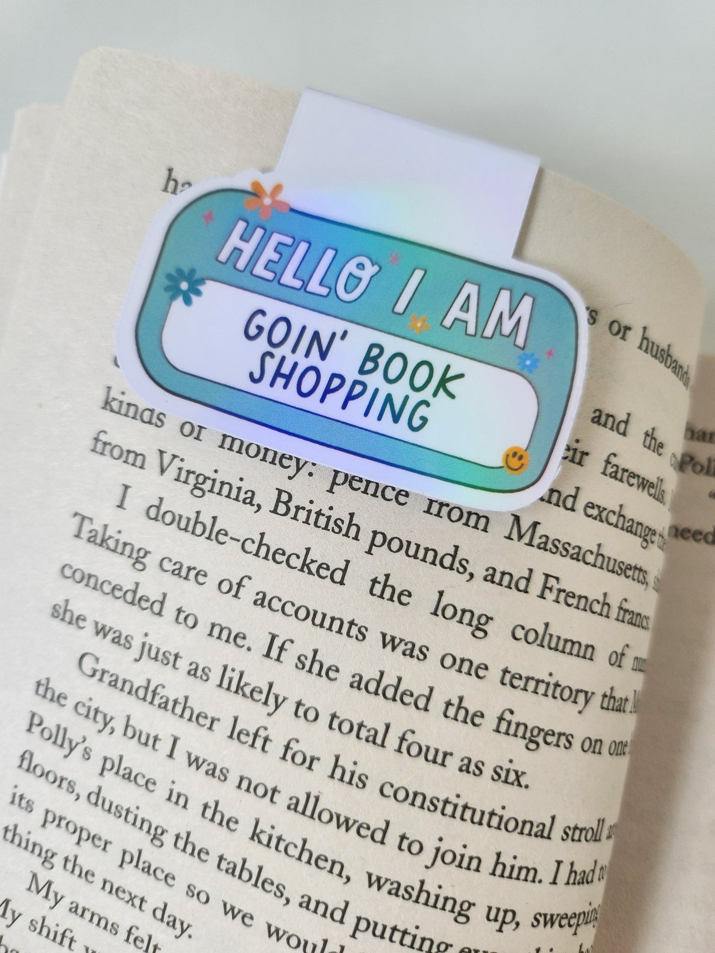 Magnetic Bookmarks | Bookish | Name Tag