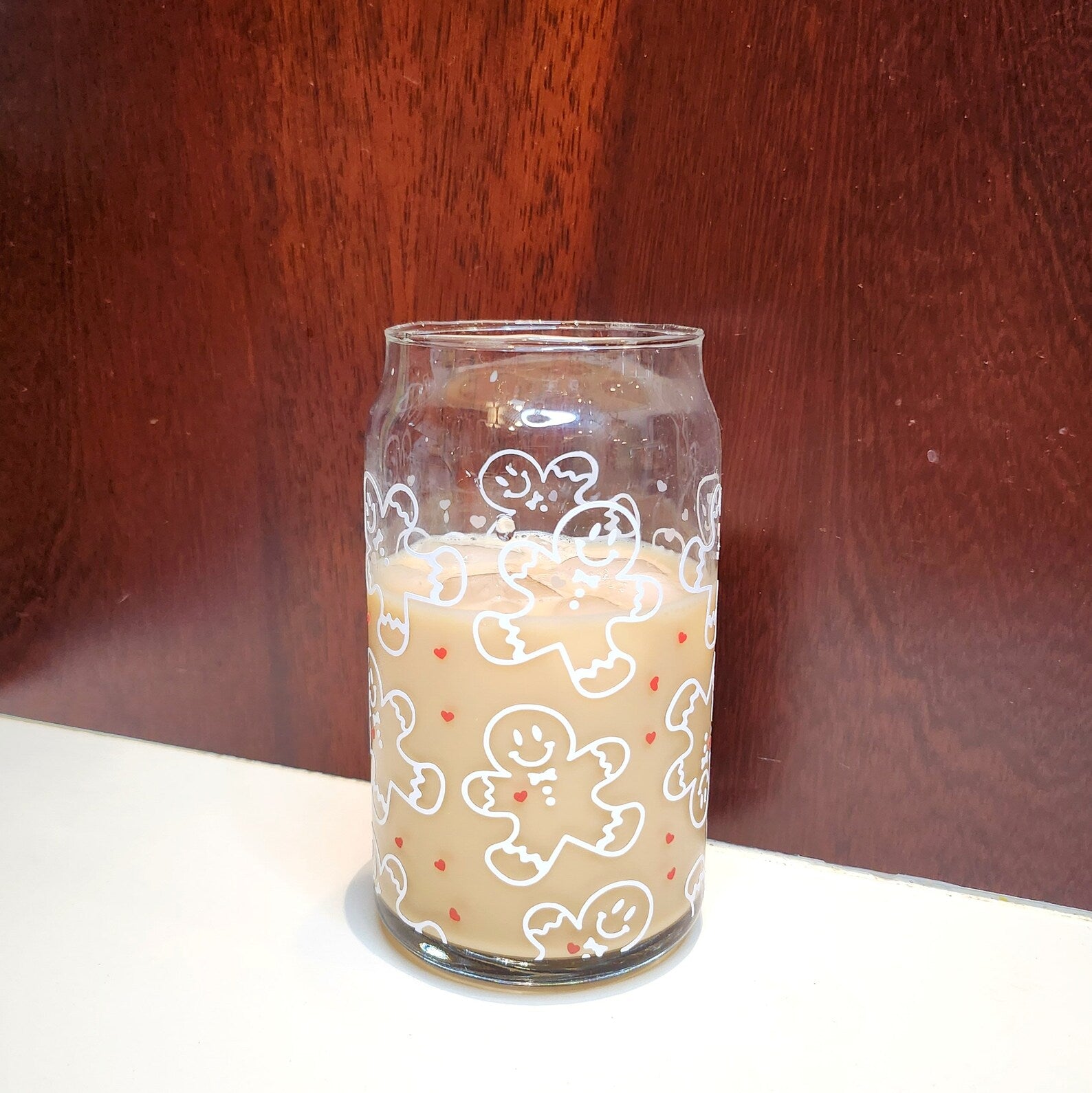 Gingerbread House Can Glass Cup – Addison Charles Design