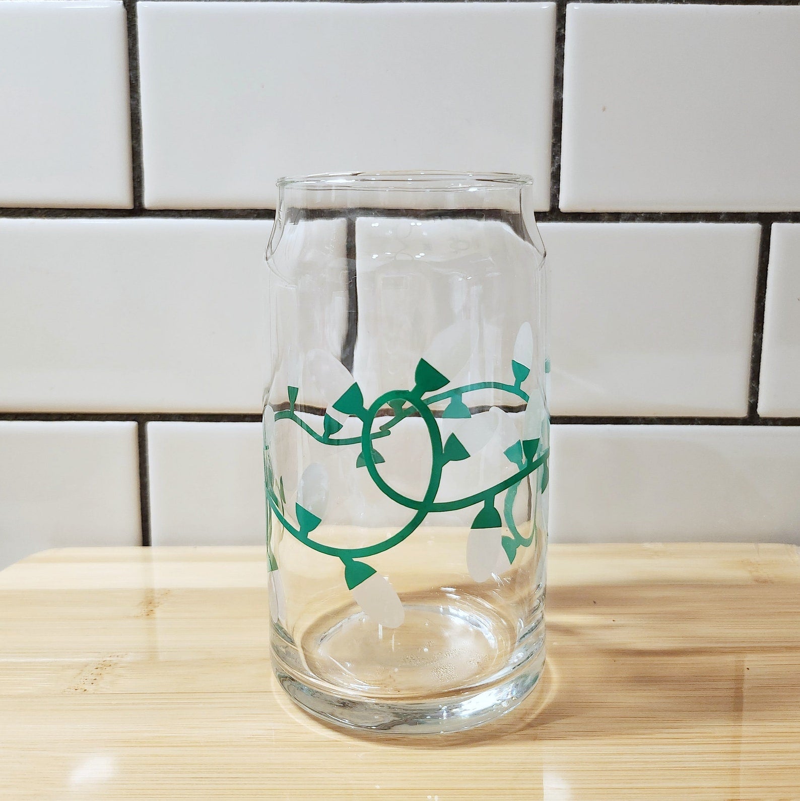 Emma K Designs 16 Ounce Glass Cup Boho Theme 3