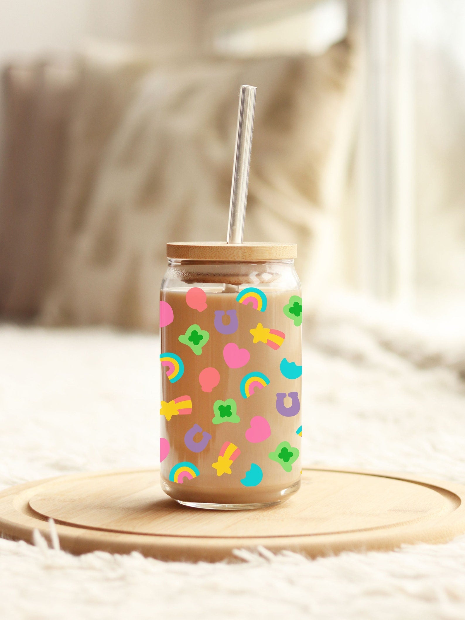 Floral Beer Can Glass – Shop Aura